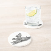 Dessous De Verre En Grès Golem Gargoyle (Côté)