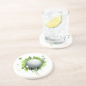 Dessous De Verre En Grès Golf (Côté)