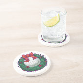 Dessous De Verre En Grès Golf Ball Christmas Wreath (Côté)