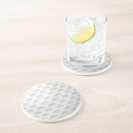 Dessous De Verre En Grès Golf Ball Dimple Design (Côté)