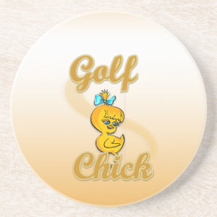 Dessous De Verre En Grès Golf Chick