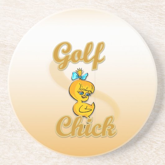 Dessous De Verre En Grès Golf Chick (Devant)