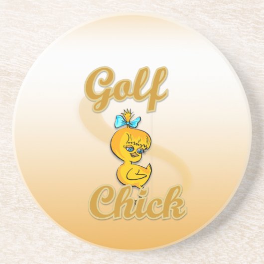 Dessous De Verre En Grès Golf Chick (Devant)