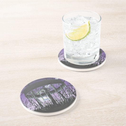 Dessous De Verre En Grès golf de disque (Côté)