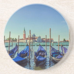 Dessous De Verre En Grès Gondolas in Venice, Italy