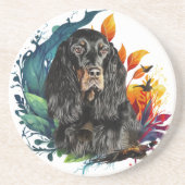 Dessous De Verre En Grès Gordon Setter (Devant)