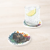 Dessous De Verre En Grès Gordon Setter (Côté)