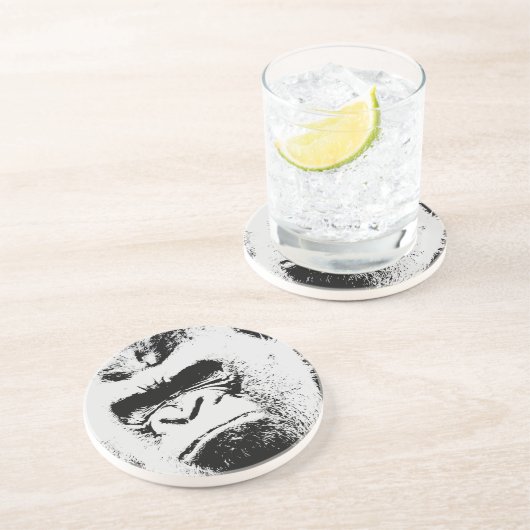 Dessous De Verre En Grès Gorilla en colère (Côté)