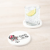 Dessous De Verre En Grès Gothic Heart New Dad T-shirts et cadeaux (Côté)