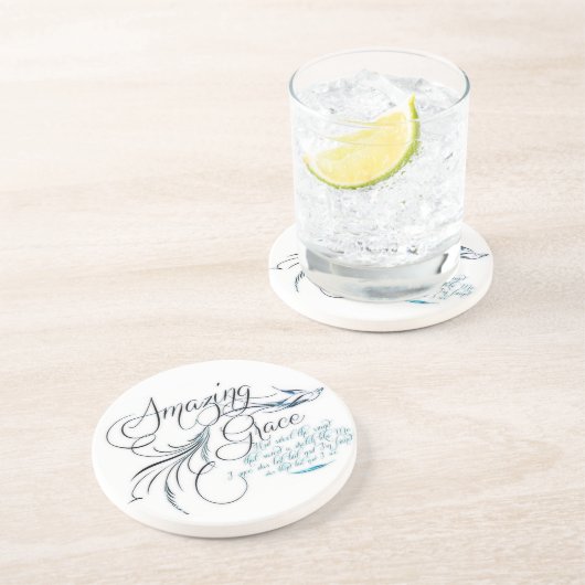 Dessous De Verre En Grès Grace Extraordinaire (Côté)