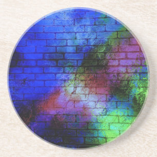 Dessous De Verre En Grès Graffiti sur mur
