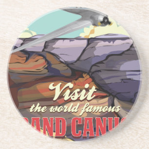 Dessous De Verre En Grès Grand Canyon
