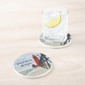 Dessous De Verre En Grès Grand Haven Michigan Lighthouse (Côté)