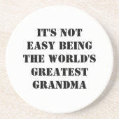 Dessous De Verre En Grès Grand-mère (Devant)