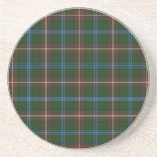 Dessous De Verre En Grès Grand tartan manitobain (Devant)