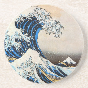 Dessous De Verre En Grès Grande vague, Hokusai, Ukiyo-e