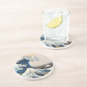 Dessous De Verre En Grès Grande vague, Hokusai, Ukiyo-e (Côté)