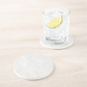 Dessous De Verre En Grès Granit gris Brown Quartz Pierre Boisson naturel (Côté)