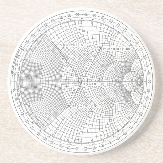 Dessous De Verre En Grès Graphique Smith, ingénieur en électronique (Devant)
