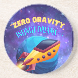 Dessous De Verre En Grès Gravité zéro rêves infinis