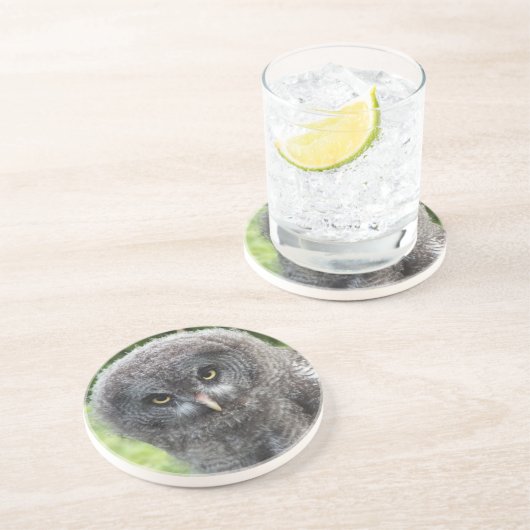 DESSOUS DE VERRE EN GRÈS GRAY OWL (Côté)