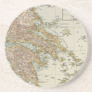 Dessous De Verre En Grès Grèce 4