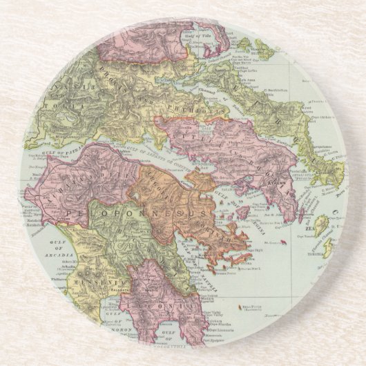 Dessous De Verre En Grès Grèce 4 2 (Devant)