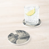 Dessous De Verre En Grès Grèce, ruines d'une ville antique (Côté)