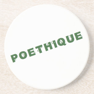 Dessous De Verre En Grès green poéthique