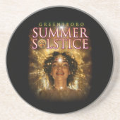 Dessous De Verre En Grès Greensboro Summer Solstice Festival 2024 Souvenir (Devant)