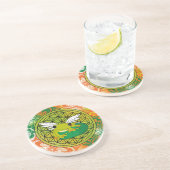 Dessous De Verre En Grès Grenouille (Côté)