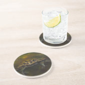Dessous De Verre En Grès Grenouille (Côté)