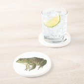 Dessous De Verre En Grès Grenouille (Côté)