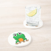 Dessous De Verre En Grès Grenouille (Côté)