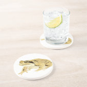 Dessous De Verre En Grès Grenouille à bois (Côté)