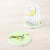 Dessous De Verre En Grès Grenouille des arbres (Côté)