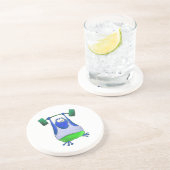 Dessous De Verre En Grès Grenouille d'haltérophilie (Côté)