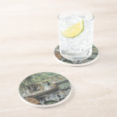 Dessous De Verre En Grès Grenouillère Renoir Impressionniste Peinture Art (Côté)