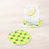 Dessous De Verre En Grès Grenouilles mignonnes de bande dessinée (Côté)