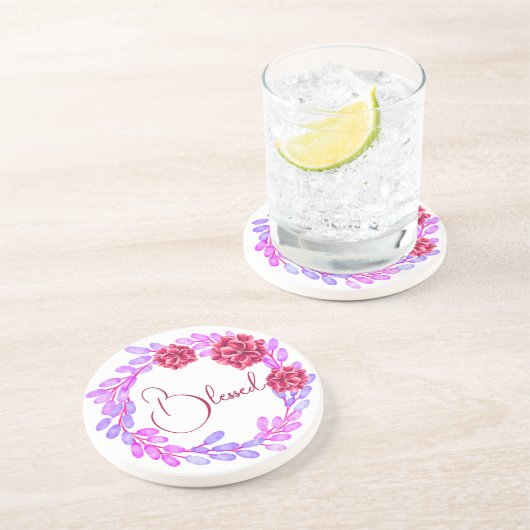 Dessous De Verre En Grès Grès béni (Côté)