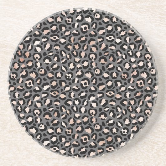 Dessous De Verre En Grès Grey Beige (Devant)