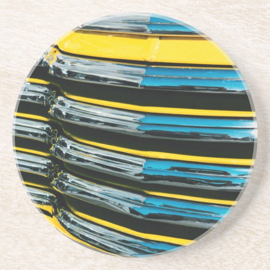 Dessous De Verre En Grès Grill jaune (Devant)