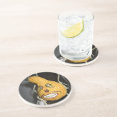 Dessous De Verre En Grès Grinning Gourd (Côté)