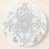 Dessous De Verre En Grès Gris de crayon (Devant)