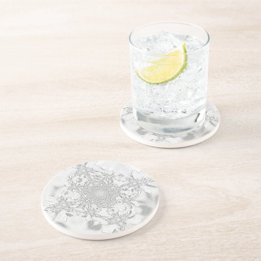 Dessous De Verre En Grès Gris de crayon (Côté)