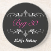 Dessous De Verre En Grès Gros 30 (Devant)