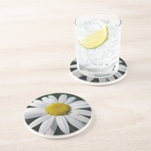 Dessous De Verre En Grès Gros Blancs (Côté)