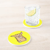 Dessous De Verre En Grès Gros chat (Côté)