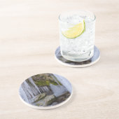 Dessous De Verre En Grès Grotte De Glace (Côté)