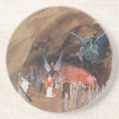 Dessous De Verre En Grès Grotte des dragons de Ryabushkin (Devant)
